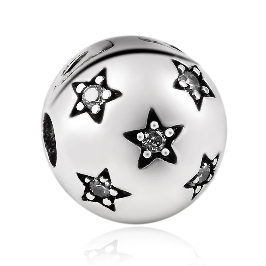 2 шт./партия медные бусины с серебряным покрытием|for pandora|european beadsstopper beads |