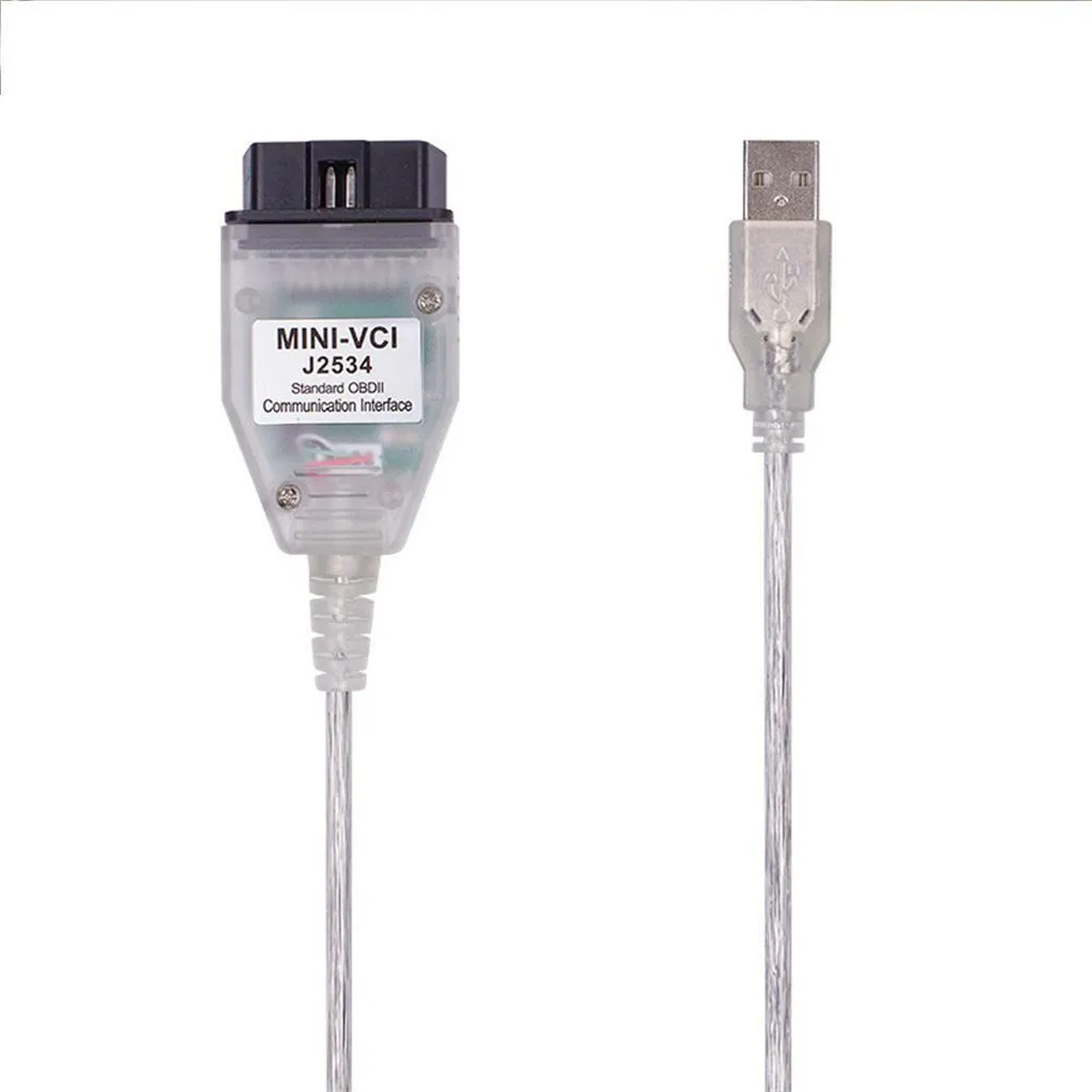 Мини VCI J2534 16Pin OBD2 Диагностический кабель для Toyota Lexus Scion TIS Techstream версия программного обеспечения V13.00.022 Версия прошивки 8Z