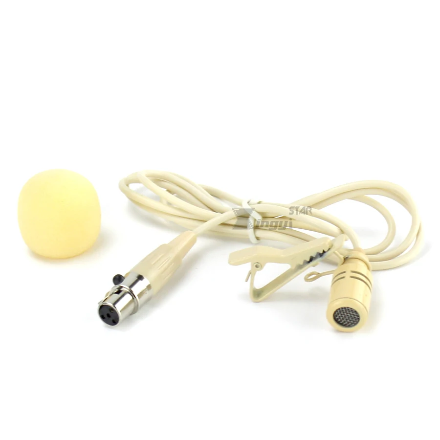 Нагрудный микрофон Skin XLR петличный с зажимом для галстука 4 Pin TA4F ПК караоке