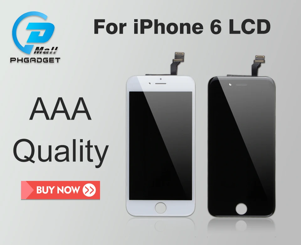 10 шт./лот класс AAA сенсорный экран и ЖК-дисплей для iPhone 6 6G замена дигитайзер сборка без битых пикселей