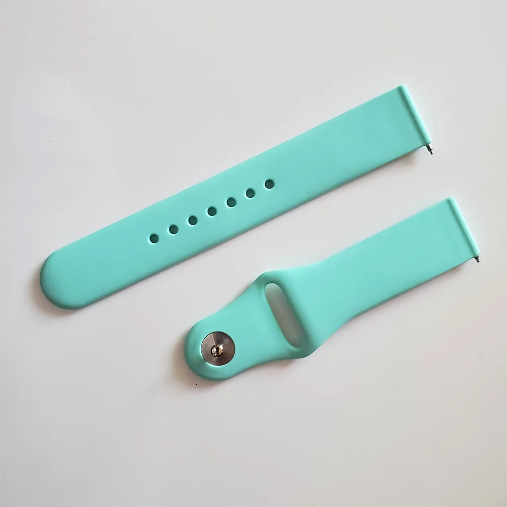 Teal Ремешок для Garmin Venu Sports силиконовый ремешок для GarminActive S/GarminMove 3 3S роскошного стиля Замена часов браслет ремешок для часов - Цвет ремешка: Teal