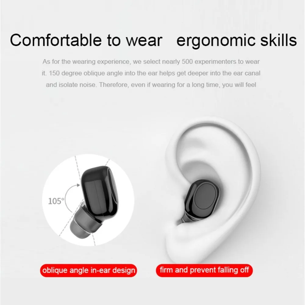 OLLLY X11 Мини Bluetooth наушники Беспроводной невидимый в ухо вкладыши громкой связи Car