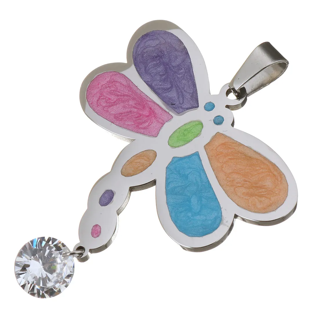 Модные комплекты ювелирных изделий из нержавеющей стали со стразами кулон &amp