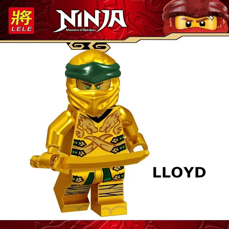 Ninjagoed 2019 фигурки комплекты Ллойд Wu кожу змеи сапожки в грохочущий фехтовальщик