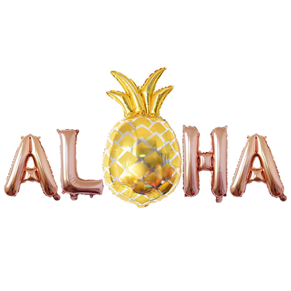 Aloha воздушные шары с буквами на день рождения свадьбу помолвку вечеринку Декор