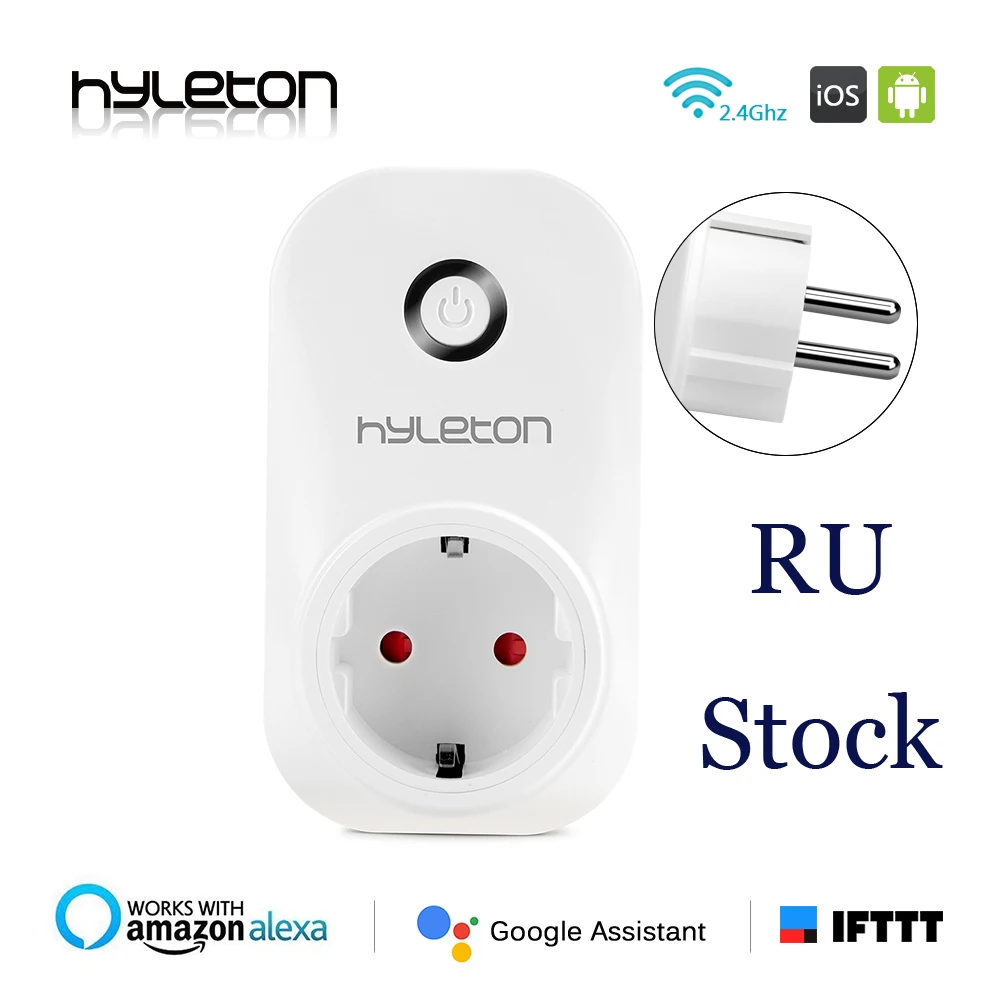 Умная розетка Hyleton Wi Fi с дистанционным управлением переключатель 10А поддержка 2 4