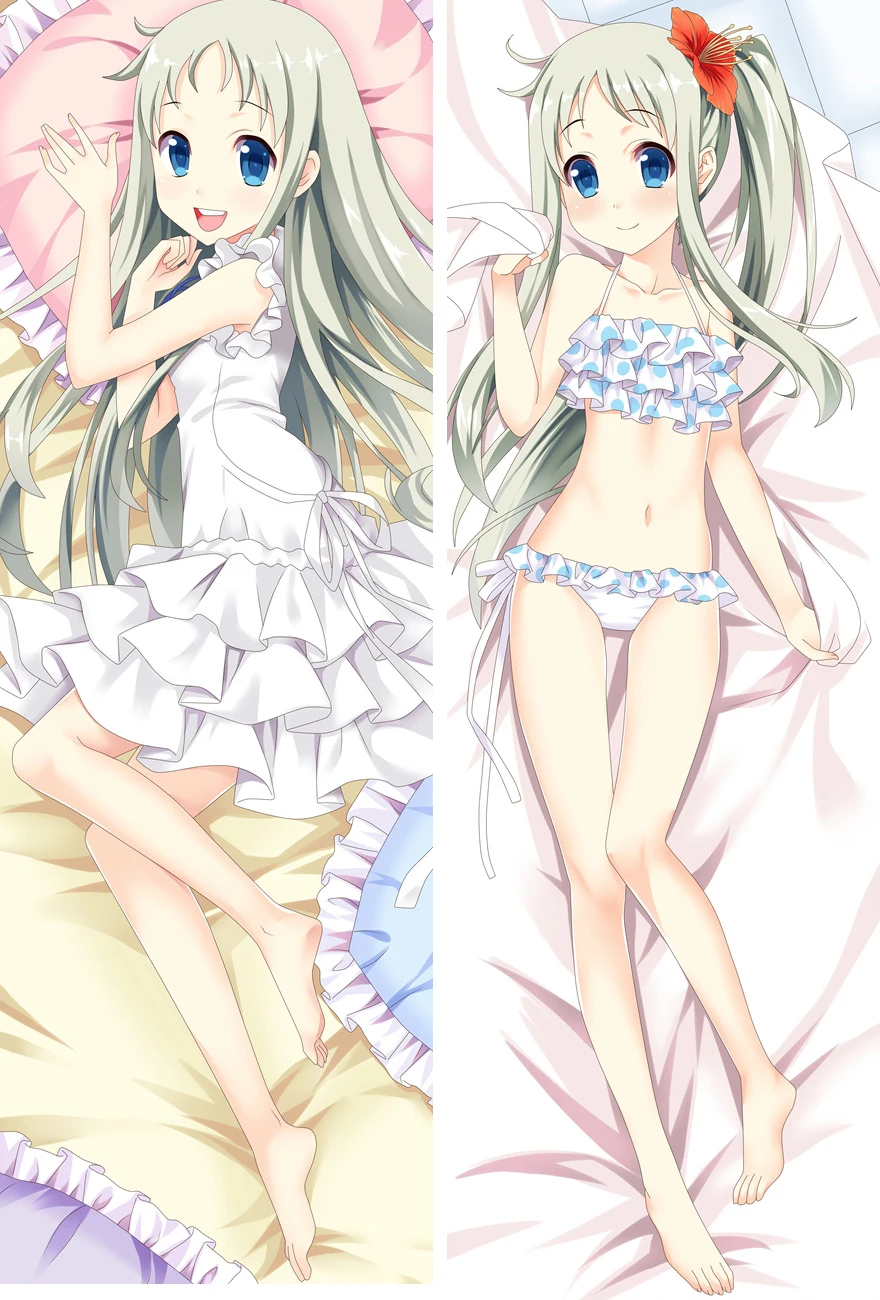 2018-July Японские Аниме Anohana персонажи Honma Meiko Menma Dakimakura наволочка обнимающая подушка