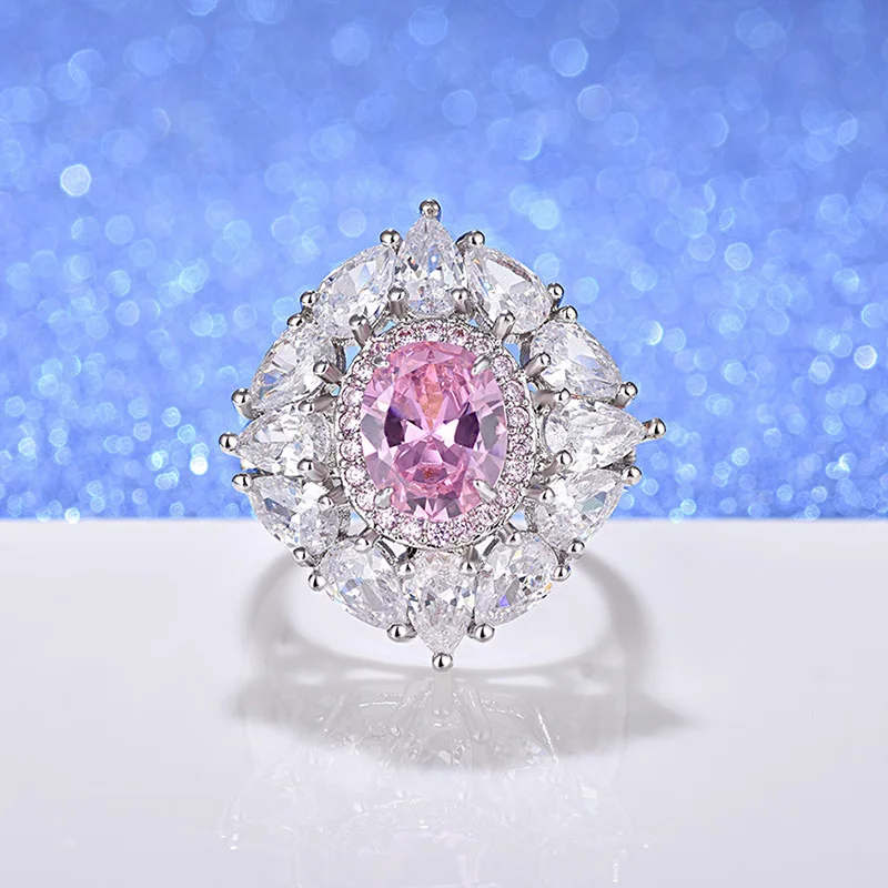 Свадебные Кольца для женщин квадратная имитация циркона Bague Bijoux Femme обручальное