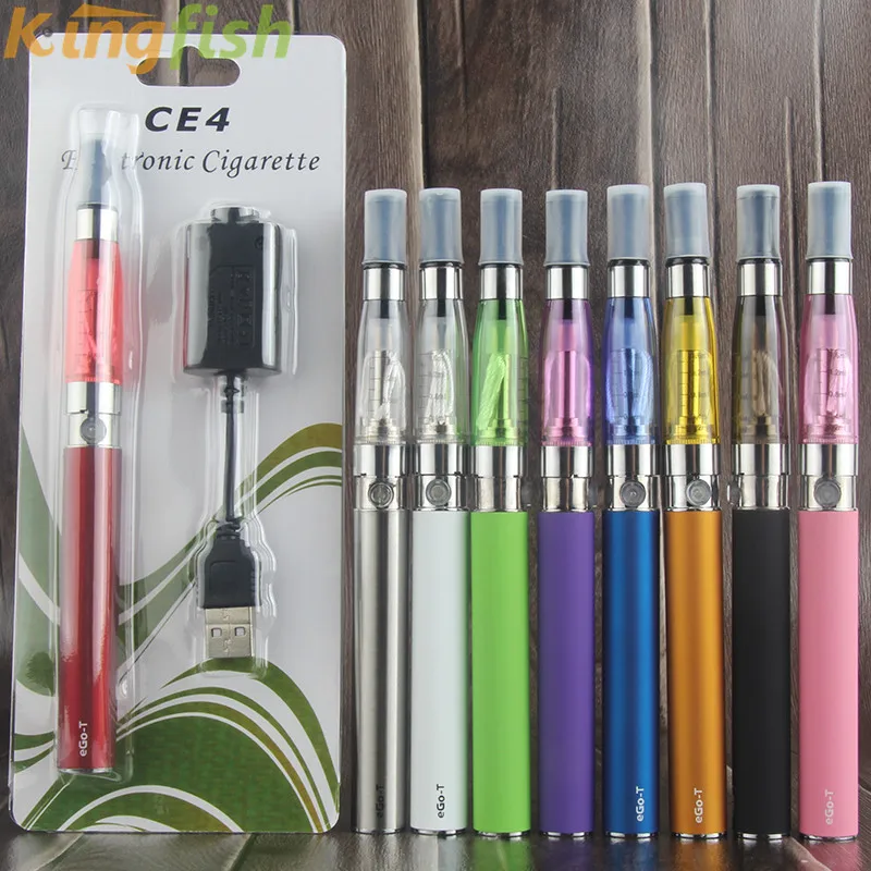 1 комплект электронной сигареты eGo CE4 Vape Pen Kit T 650/900/1100 мА/ч перезаряжаемая батарея