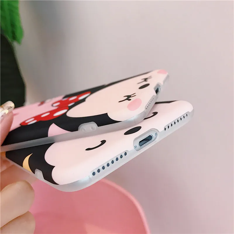 Чехол с изображением спящего Дональда Дака Дейзи для iPhone 8, 7, 6, 6s plus, x, xs, max, xr, 3D кукла Винни, тигра, медведя, силиконовый мягкий чехол из ТПУ
