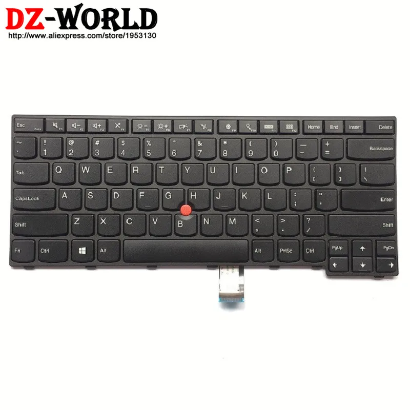 

For Lenovo Thinkpad E450 E450C E455 E460 E465 Notebook English Keyboard US Teclado New/Orig 04X6101 04X6101 04X6141 SN20E66101