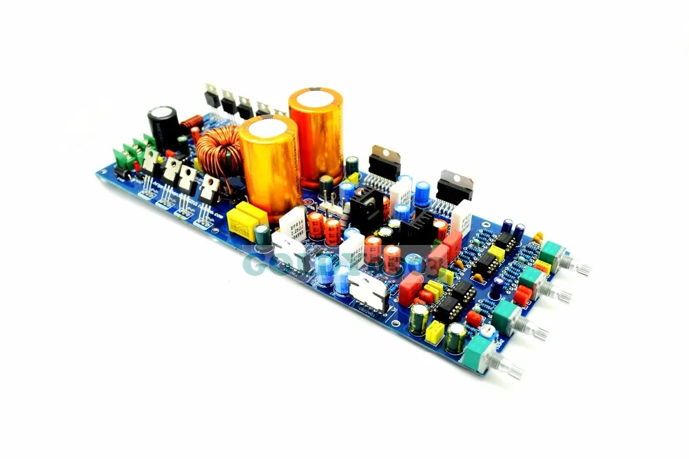 Готовый TDA7293 + 5532 2 1 канальный сабвуфер чистый усилитель мощности плата тона для