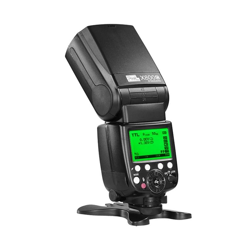 Pixel X800C стандартная вспышка GN60 Беспроводная Speedlite E-TTL HSS фонарик для камер Canon 5D II 5