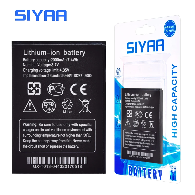 SIYAA оригинальный W200 W100 BL 06 08 Батарея для THL bl W200S W200C T6S T6 Pro T6C 2015 A литий ионные