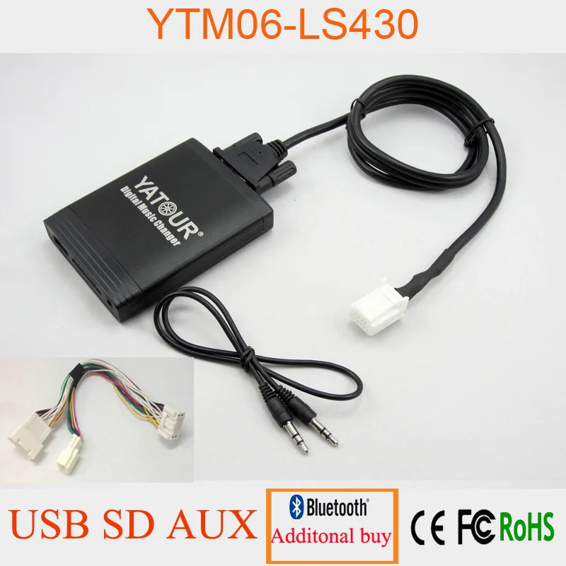 Yatour Авто MP3 плеер AUX USB Bluetooth дополнительный цифровой для Toyota Scion Lexus Avensis Land Cruiser