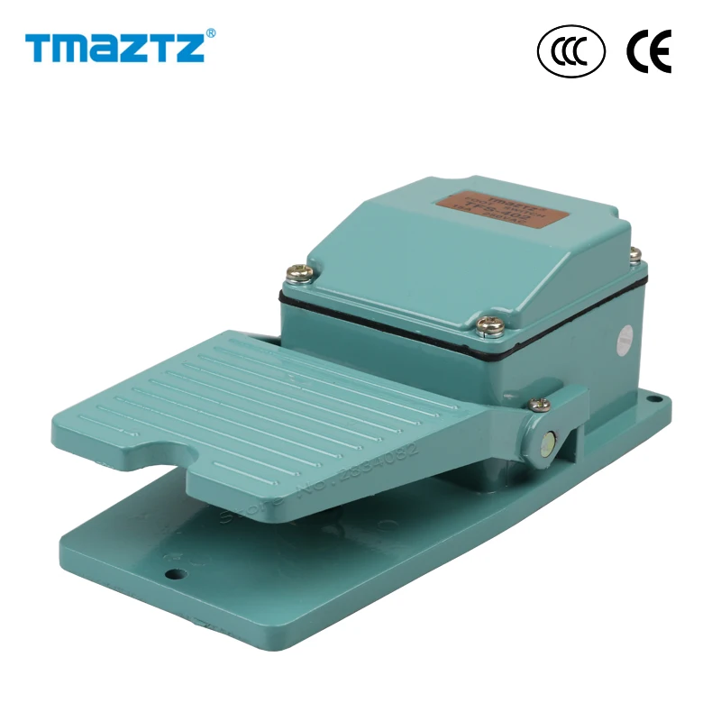 Ножной металлический Педальный переключатель с нескользящей поверхностью 15 А 250