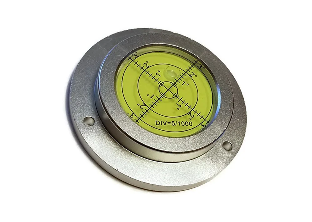 

1 pcs 4" Ultra Heavy Duty Metal High Accuracy Circular spirit level Round spirit Bubble level ,Dia 75mm