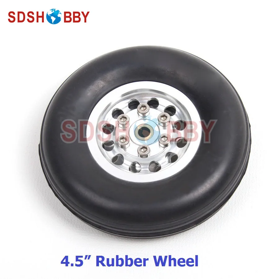 

RC Airplane 4.5in/116mm D116*H29*5mm Rubber Wheel with CNC Aluminum Hub