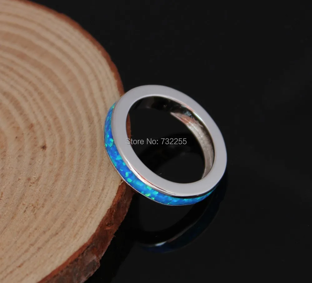 Cool blue fire opal stone roundel ring for men | Украшения и аксессуары