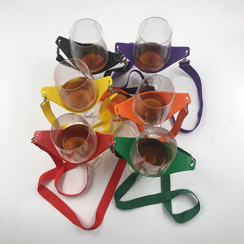 500PCS Wine Glass Holder Strap Portable Yoke Lanyard Support Straps for Festival Birthday Gifts | Дом и сад