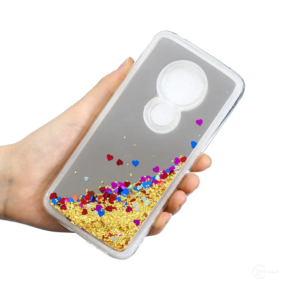 Mirror Flash Star Case For Motorola Moto G7 PLAY Liquid Quicksand Phone Cover for MotoG7 Play G7play 7g XT1952 Coque Capa |