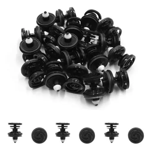 100 шт. стайлинга автомобилей застежки пригодный 8 мм Диаметр отверстия push