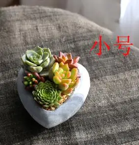 9X9X4cm Силиконовые бетонного тротуара «любящее сердце» цемента мульти-мяса горшки пресс-формы для ваз цемента горшки силикагель конкретные горшки-формы - Цвет: 9X9X4cm
