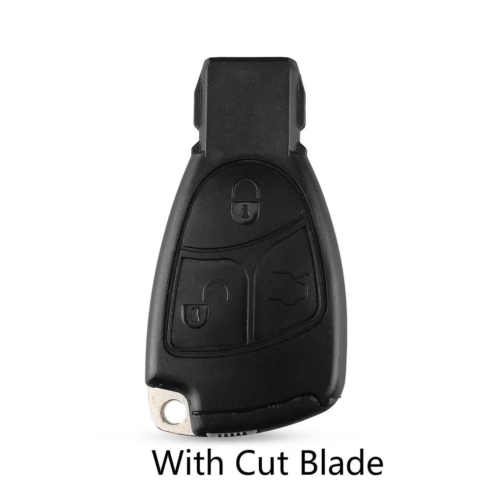 3B Cut DANDKEY cut/uncut blade с батарейным держателем чехол для ключей корпус Fob для MERCEDES BENZ E C R CL GL SL CLK, SLK Key - Цвет: 3B Cut