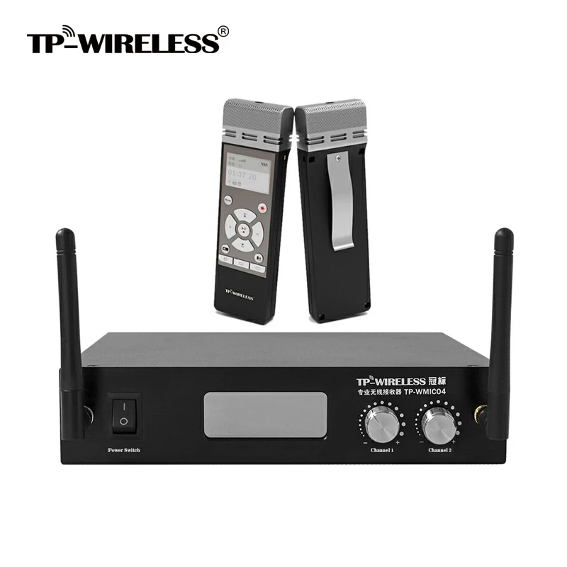 TP-wireless 2 канала 4 ГГц ручной цифровой беспроводной микрофон микрофонная система
