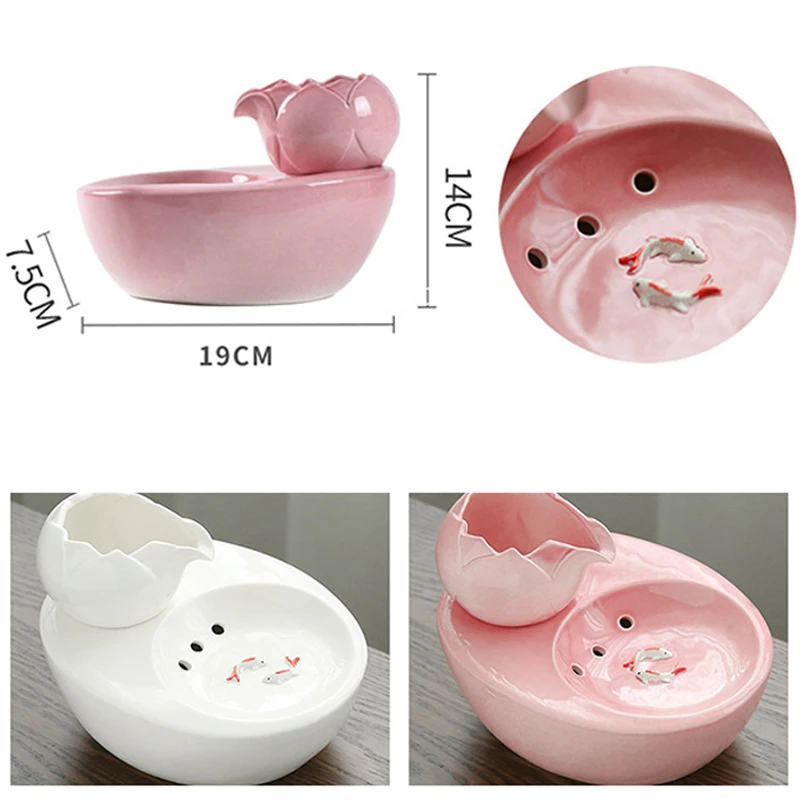 Автоматический питьевой фонтанчик для домашних животных USB Электрический