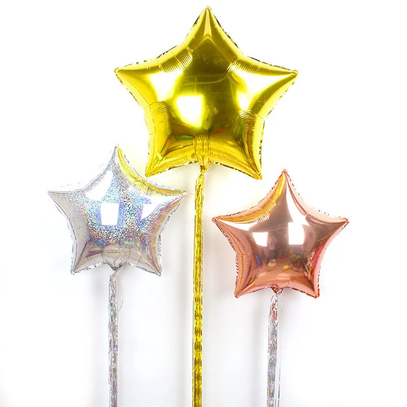 

1pcs 10*100cm DIY Ribbons coloful balloon Gold/Silver tassel wedding birthday party decoration New year decor balloon accessory