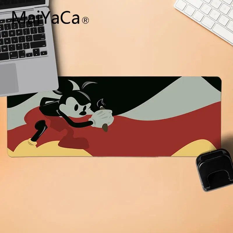 LockEdge 30x80cm MaiYaCa игровой коврик для мыши высшего качества Микки Маус Большой Коврик для мыши ПК компьютерный коврик для ноутбука игровой коврик для мыши - Color: LockEdge 30x80cm