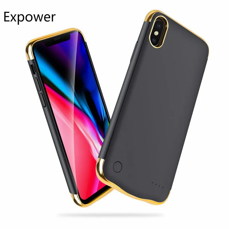 

Extpower 5200mAh Wireless Charging Power Bank For Iphone XR Xs Max New Backup Battery Case Portable Case 4200mAh for iPhone X Xs