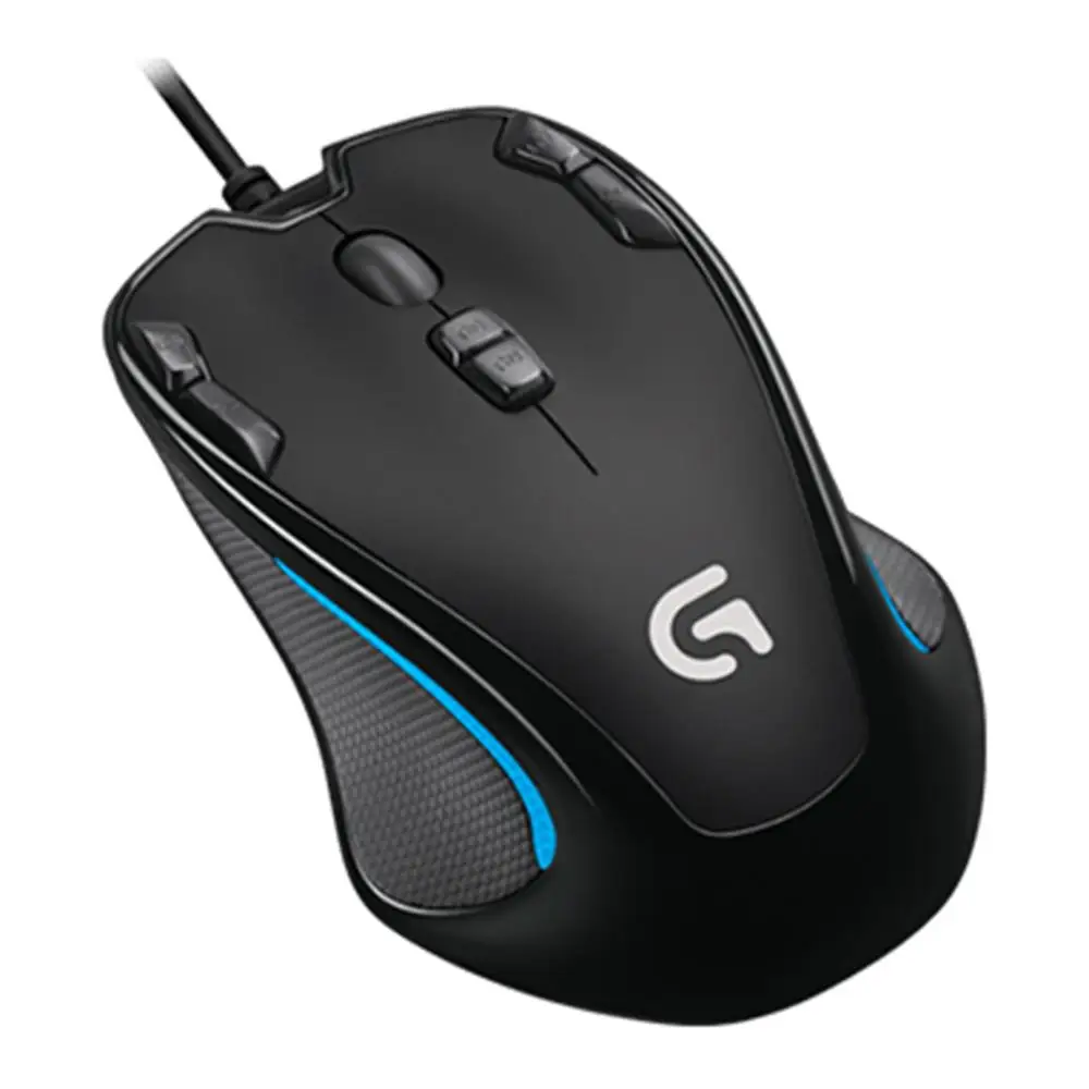 Игровая мышь Logitech G300s 2500 точек/дюйм USB Проводная оптическая с обеих рук 7 цветной
