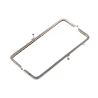 Квадратная Женская Дамская сумочка с металлической рамкой, застежка для ручек, монет, наплечных сумочек, аксессуары сделай сам, 18 см, 1 шт.