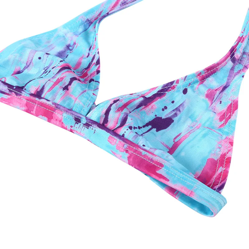 2017 комплект бикини из двух предметов для маленьких девочек танкини купальный