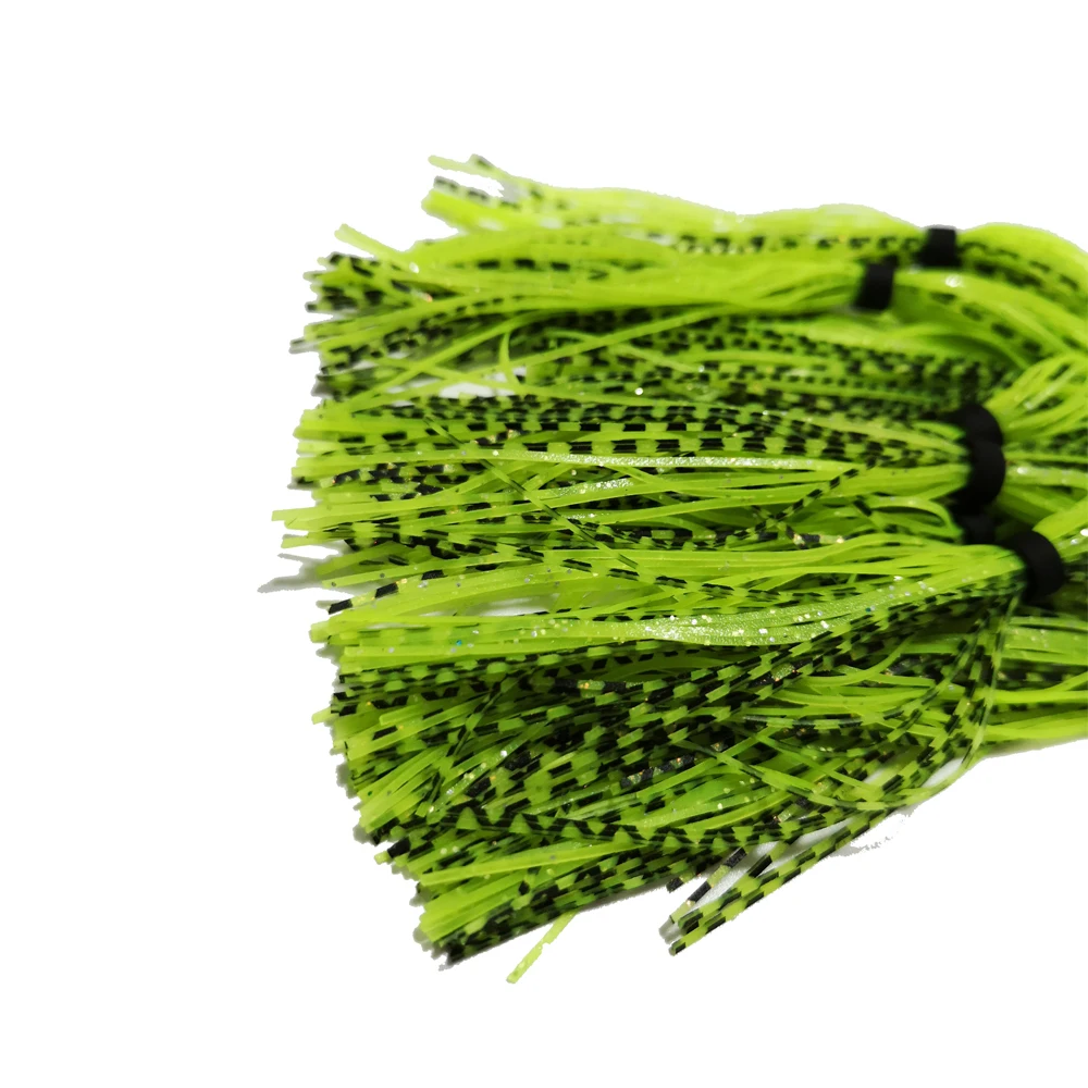 10 пучков 44 прядей SF037 Силиконовые юбки рыболовные аксессуары DIY Buzzbaits Spinner Buzz Bait