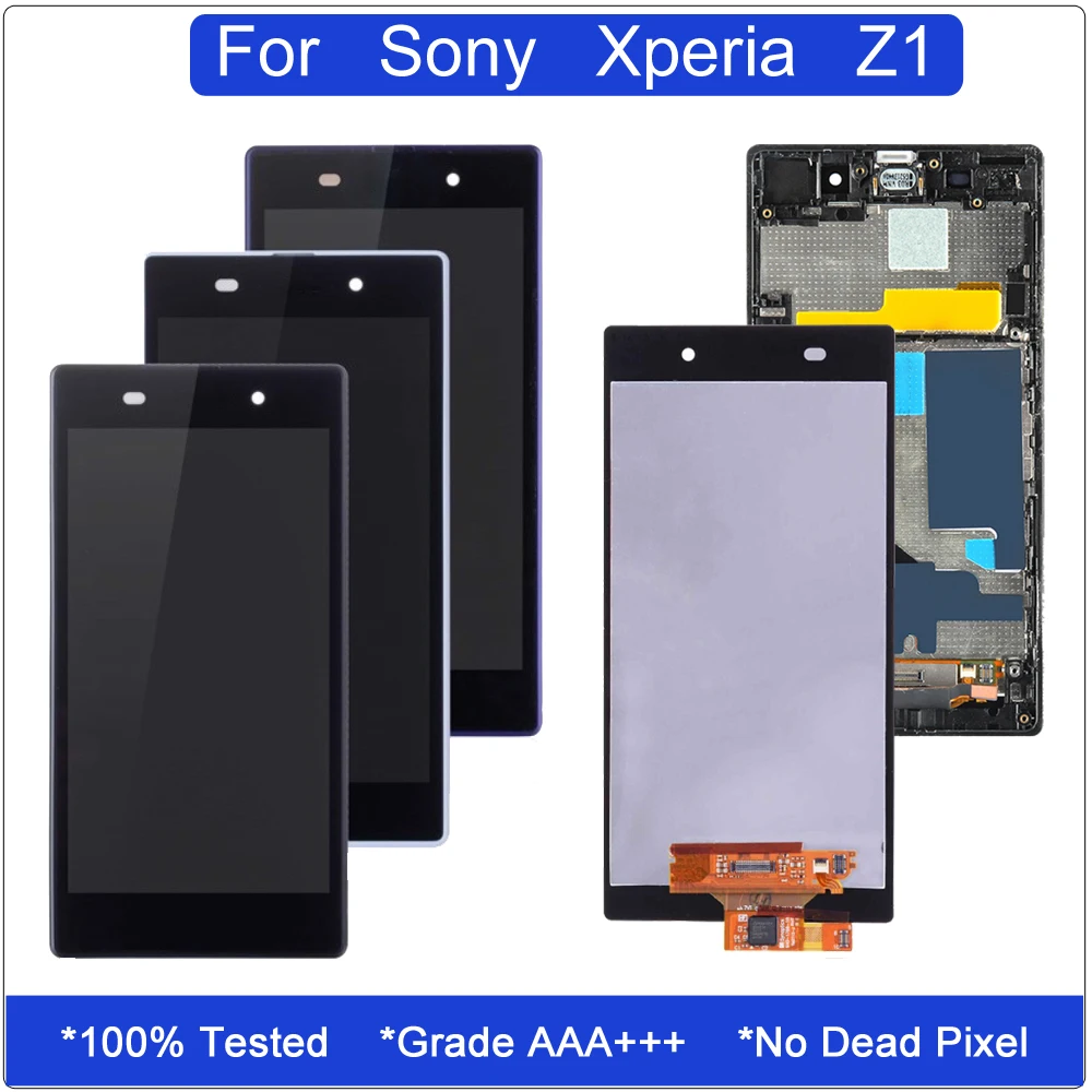 5 0 ''ЖК дисплей Замена для sony Xperia Z1 L39h C6902 C6903 C6906 C6943 Сенсорный экран дигитайзер в
