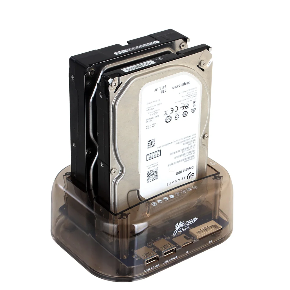 2 5/3 5 дюйма SATA SSD / HDD USB 3 0 6 Гбит/с интерфейс коробка для жесткого диска клонирование