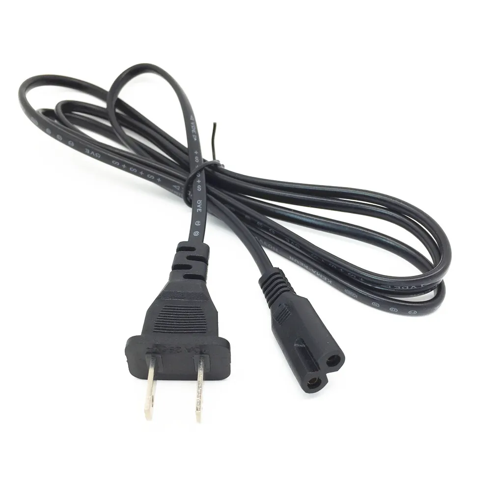 US /EU Plug 2 зубец Мощность шнур питания кабель для ЖК дисплея с подсветкой Fujifilm