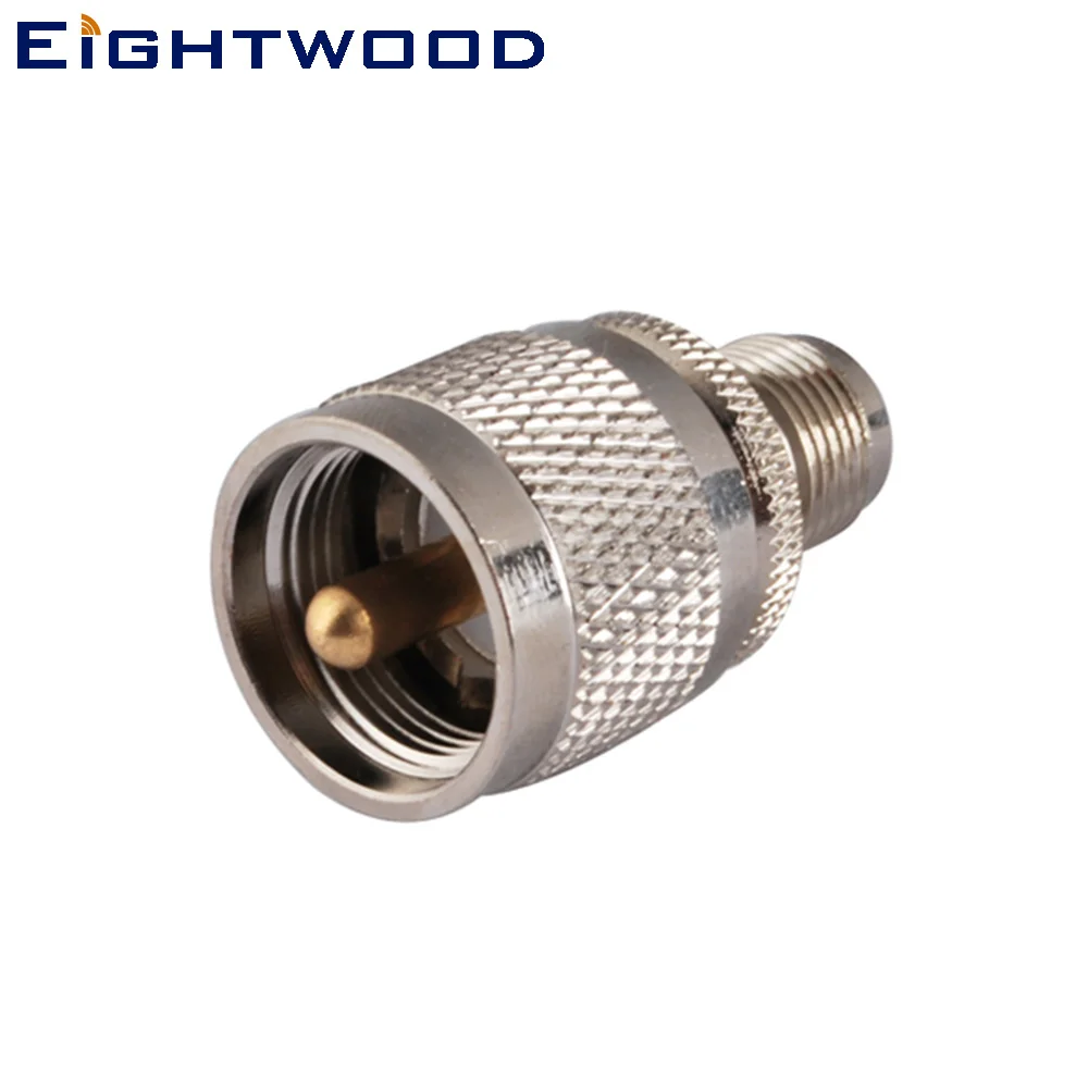 Eightwood 5 шт. TNC к UHF автомобильному радио антенному адаптеру Jack Female to Plug Male RF