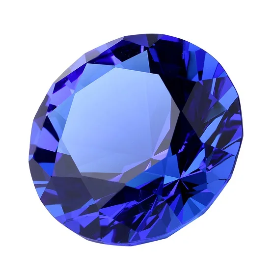 Blue H& D Свадебные украшения 30 мм хрустальный стеклянный шар Алмазный романтический современный свадебный стол реквизит украшения для дома вечерние подарки сувениры - Цвет: Blue
