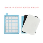 Фильтры моторные 4 шт.лот, впускные отверстия двигателя и выхлопные пенные фильтры сменные для Philips PowerPro FC847081 FC847281 FC847381 FC952319