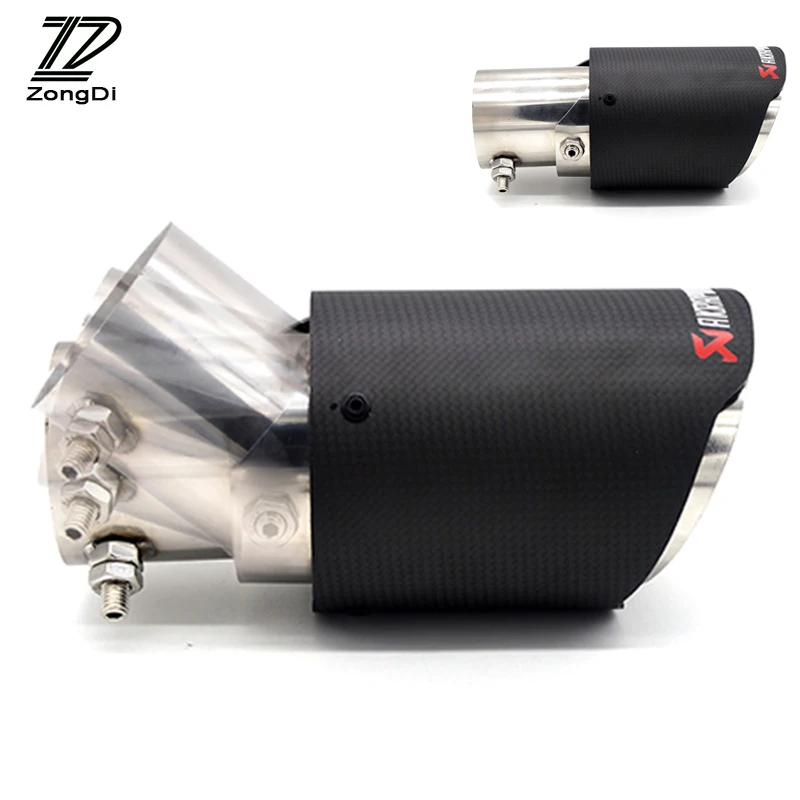 Выхлопные трубы для автомобиля 1 шт. глушитель Akrapovic Buick Fiat Citroen C4 C2 Mitsubishi Mazda 3 6 2