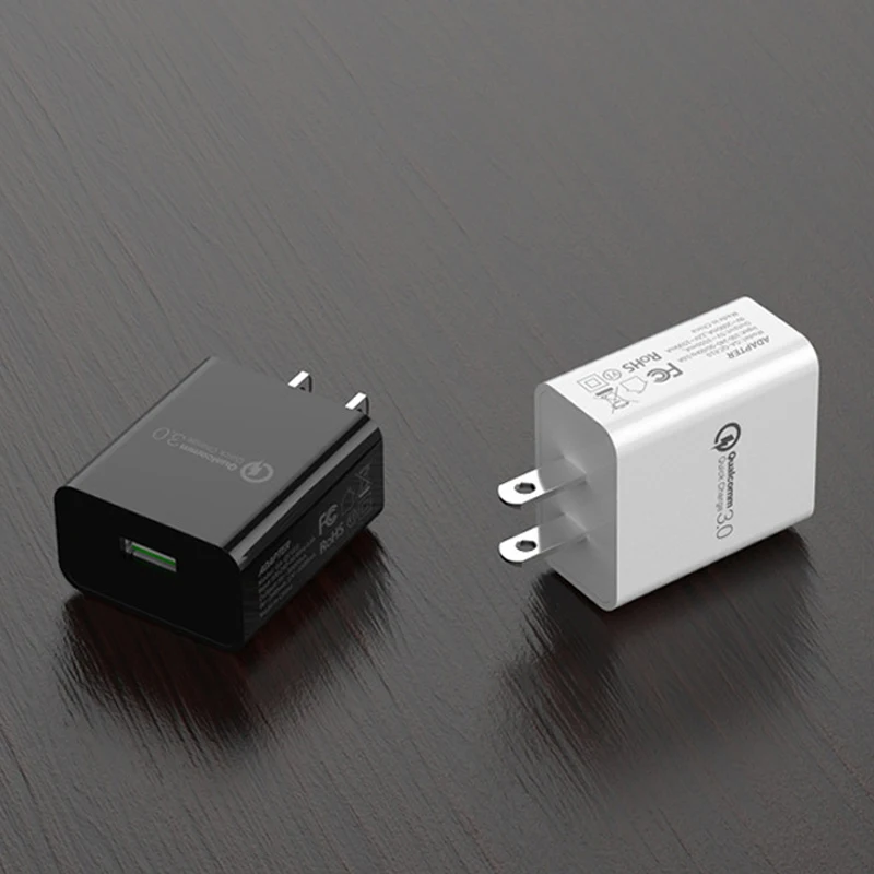 1 шт. Быстрая зарядка QC3.0 Путешествия США штекер 18 Вт UL сертификация USB настенный