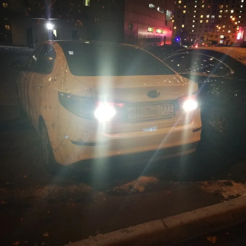 2x T15 W16W белый Canbus Резервное копирование Фары заднего хода лампы для Kia Rio K2 3 подлокотник Ceed Sportage Sorento Cerato Soul Picanto Оптима K3