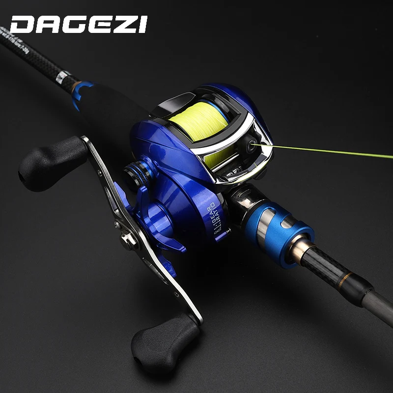 DAGEZI удочка для приманки Combo baitcasing катушка combo 1 8 m/2 4 m литейная Удочка + рыболовные