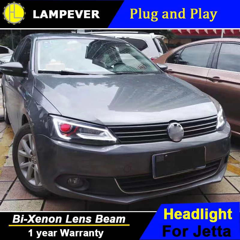 Lampever налобный фонарь для VW JETTA MK6 2012 2017 светодиодные фары головного света бар Audi