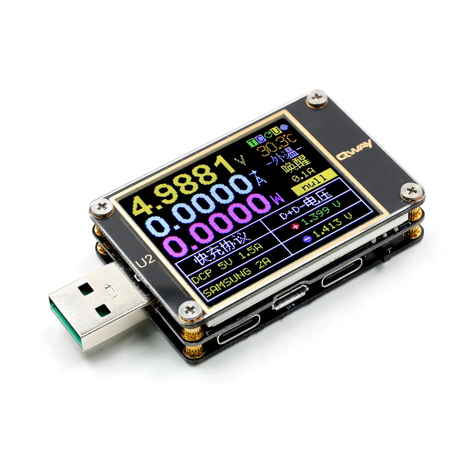USB тестер для измерения тока и напряжения QC4 + PD3.0 2 0 PPS тест емкости быстрой