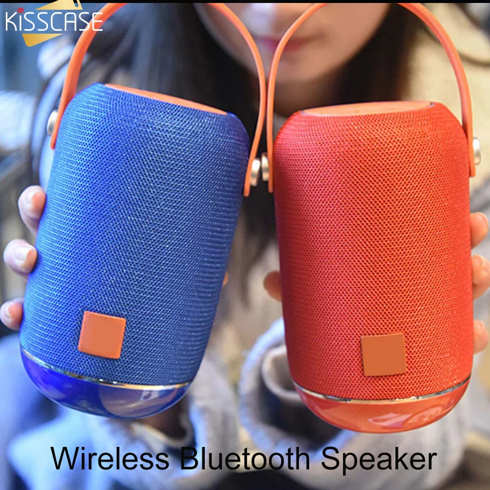 KISSCASE открытый беспроводной Bluetooth динамик сильный бас звук бар портативный